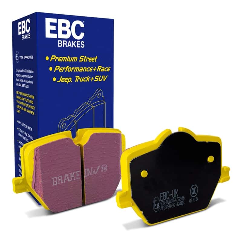 EBC — EBC 2019+ BMW Z4 G29 Yellowstuff Rear Brake Pads
Disc Brake Pad - view 2