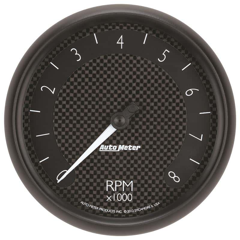 AutoMeter — Autometer GT Series 5in In Dash 8K RPM Tachometer
5" TACH, 8,000 RPM, - view 1