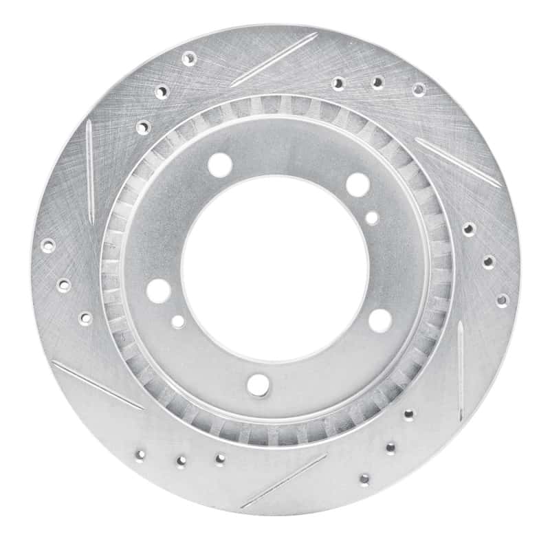 R1 Concepts — R1 99-04 Chevrolet Tracker Front Right Drilled & Slotted Silver Brake Rotor
R1 Brake Rotor Drill - view 5