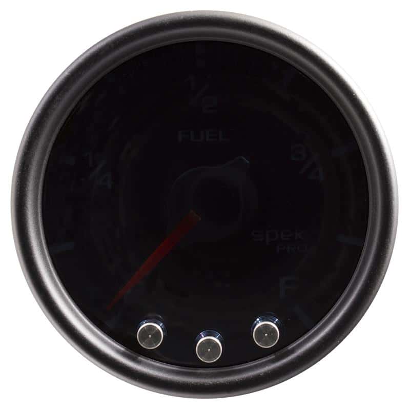 AutoMeter — Autometer Spek-Pro Gauge Fuel Level 2 1/16in 0-270 Programmable Blk/Smoke/Blk
GA 2" FUEL BSB SPEK - view 2