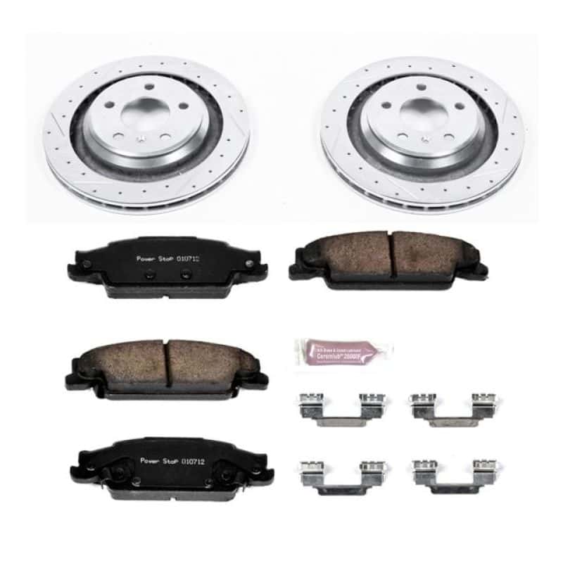 PowerStop — Power Stop 05-08 Pontiac Grand Prix Rear Z23 Evolution Sport Brake Kit - view 1