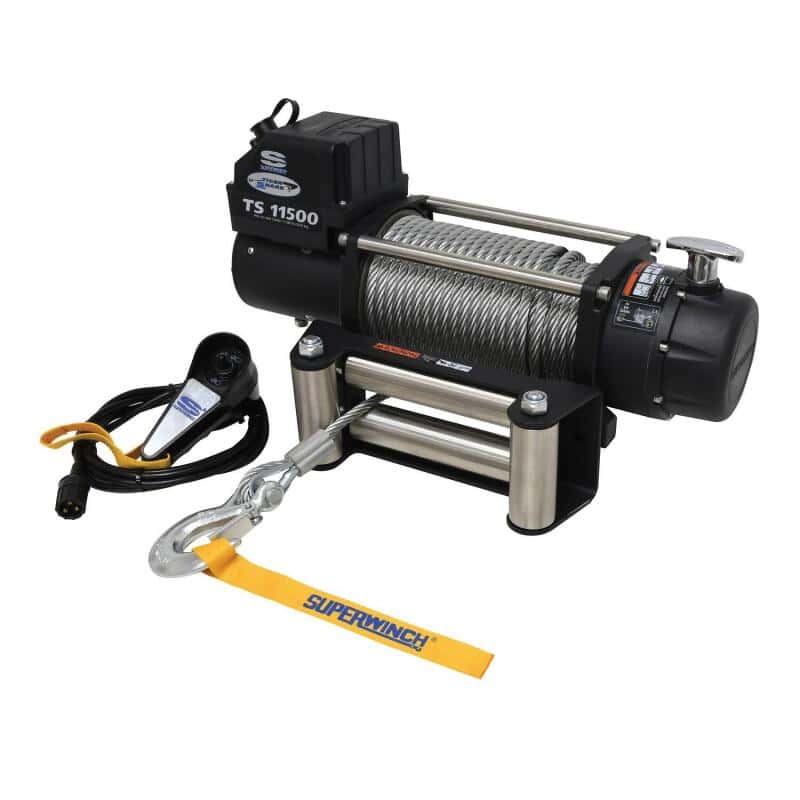 Superwinch — Superwinch 11500 LBS 12V DC 3/8in x 84ft Steel Rope Tiger Shark 11500 Winch
Winch - view 13