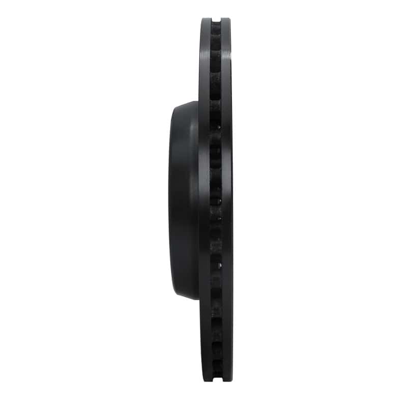 R1 Concepts — R1 16-23 Mercedes-Benz GLC250 (South America) Rear Left Drilled & Slotted Black Brake Rotor
R1 Brake Rotor Drill - view 3