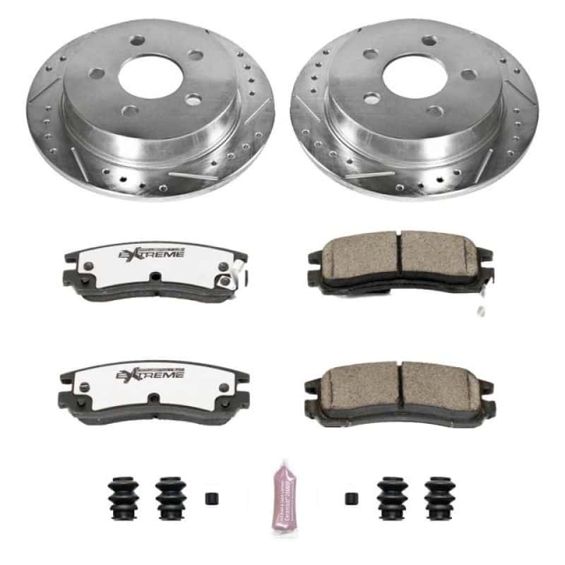 PowerStop — Power Stop 04-05 Buick Century Rear Z26 Street Warrior Brake Kit - view 1