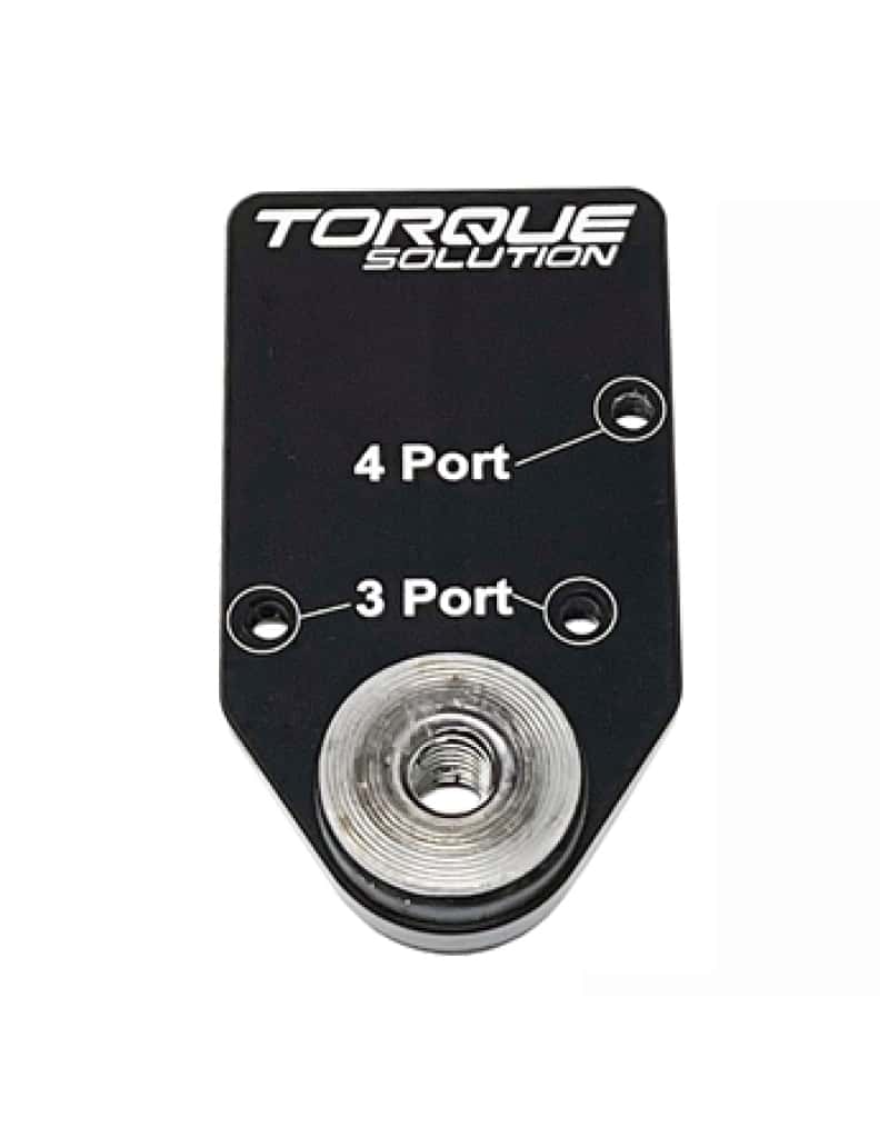 Torque Solution — Torque Solution Billet MAC Valve Mount Bracket - For 3/4 Port MAC Solenoid Valves - view 1