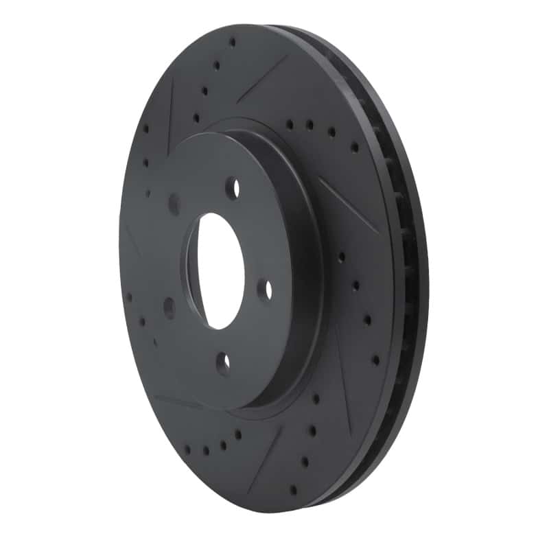 R1 Concepts — R1 05-12 Ford Escape Front Left Drilled & Slotted Black Brake Rotor
R1 Brake Rotor Drill - view 2