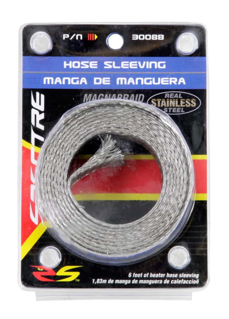 Spectre — Spectre MagnaBraid 304SS Braided Heater Hose Sleeve - 6ft. (Will Cover 4ft. Of Hose)
Magnabraid Heater Ho
Heater Hose Sleeve - view 6