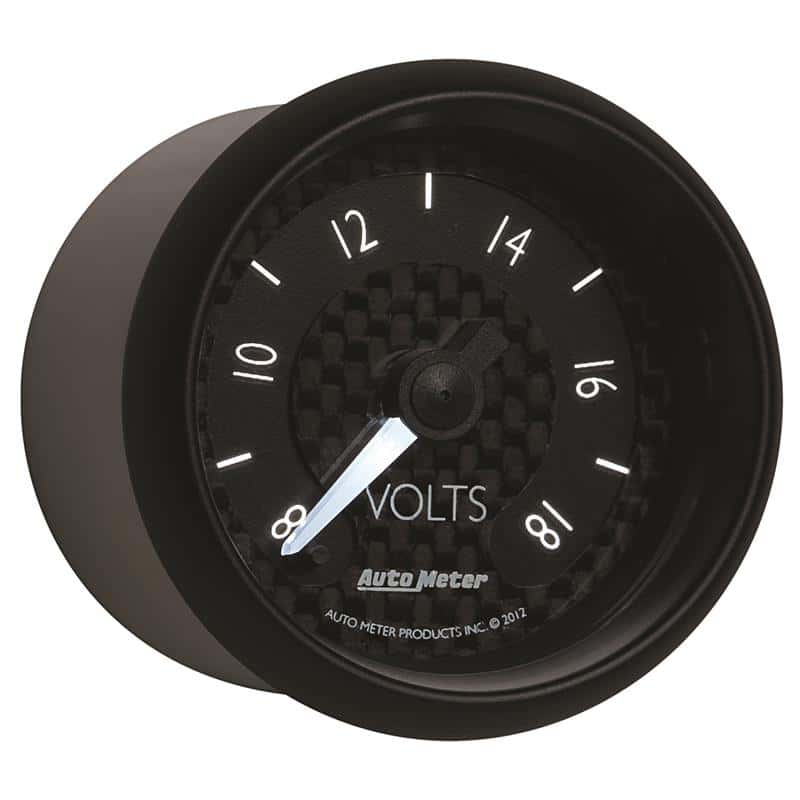 AutoMeter — Autometer GT Series 52mm Full Sweep Electronic 8-18 Volts Voltmeter
2-1/16" VOLTMETER, 8 - view 7