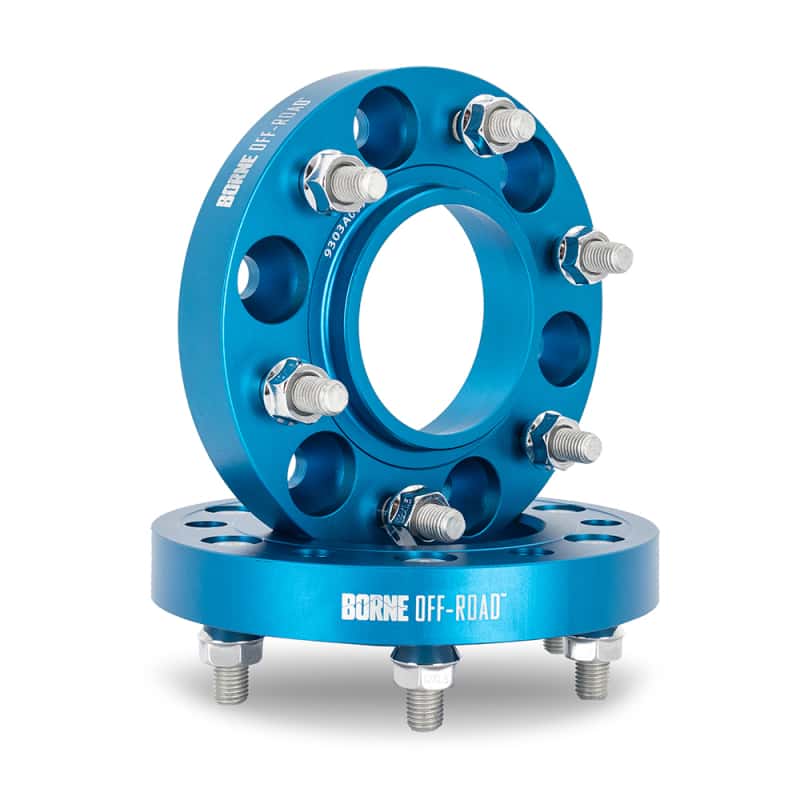 Borne Off-Road — Borne Off-Road Wheel Spacers 5x150 110.1 25 M14 Blue - view 3