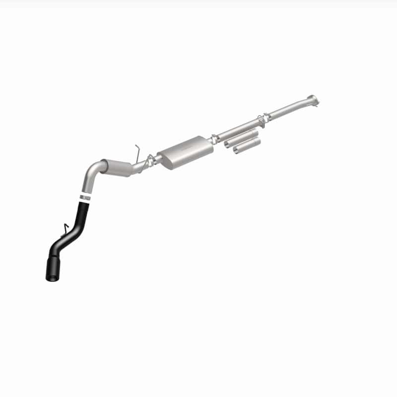 Magnaflow — MagnaFlow 11-19 GM 2500/3500 6.0L 4in Single Passenger Side Rear Exit Cat-Back Exhaust w/Black Tips
Cat-Back - view 8