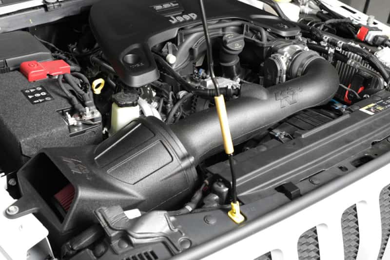 K&N Engineering — K&N 2018 Jeep Wrangler JL V6-3.6L F/I AirCharger Performance Intake
Performance Air Inta
Air Intake System - view 9