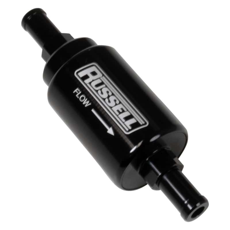 Russell — Russell 3/8 Male To 3/8 Male Barbed Fuel Check Valve - Black Anodized
Fuel Check Valve - view 1