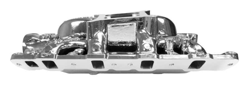 Edelbrock — Edelbrock Ford Small-Block 289-302-347 RPM Air-Gap Intake Manifold - Chrome Plasma Finish - view 4
