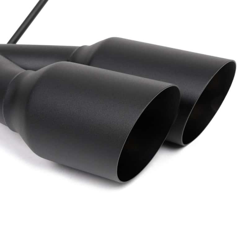 BLOX Racing — BLOX Racing 2022+ WRX Muffler Delete / Axle Back Single Wall 4in - Matte Black Tips - view 3