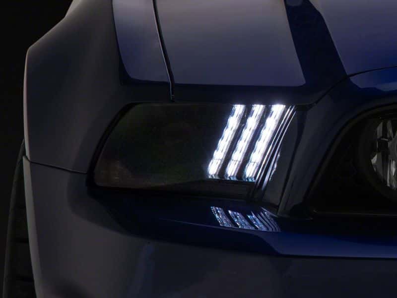 Raxiom — Raxiom 13-14 Ford Mustang LED Projector Headlights SEQL Turn Signals- Blk Housing (Clear Lens)
Headlights - view 7