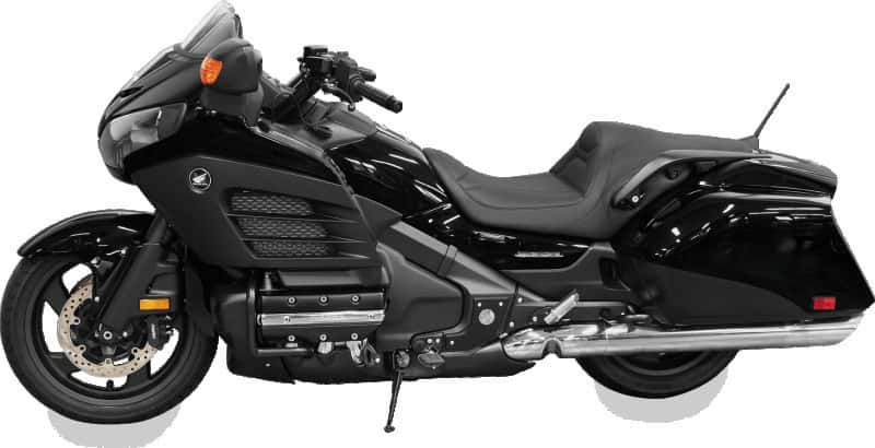 Mustang Motorcycle — Mustang 13-17 Honda Gold Wing F6B Touring Fastback 1PC Seat - Black - view 3