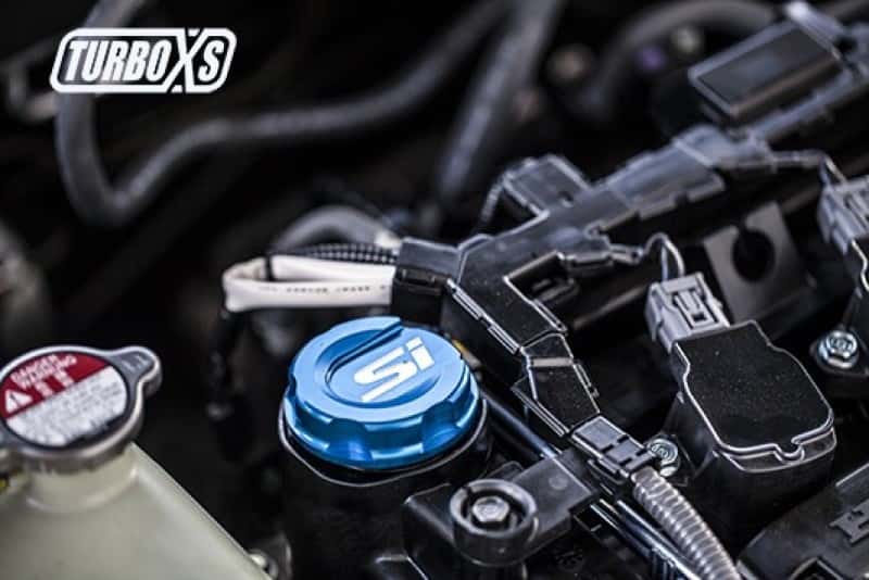 Turbo XS — Turbo XS 2016+ Honda Civic Blue Oil Cap
Oil Cap - view 1