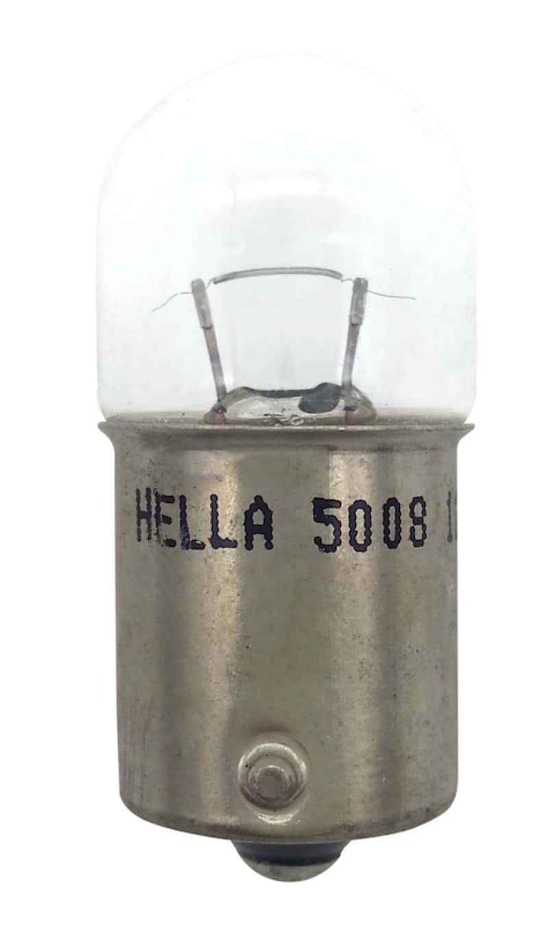 Hella — Hella Bulb 5008 12V 10W BA15s B6
5008 Incan Bulb - view 1