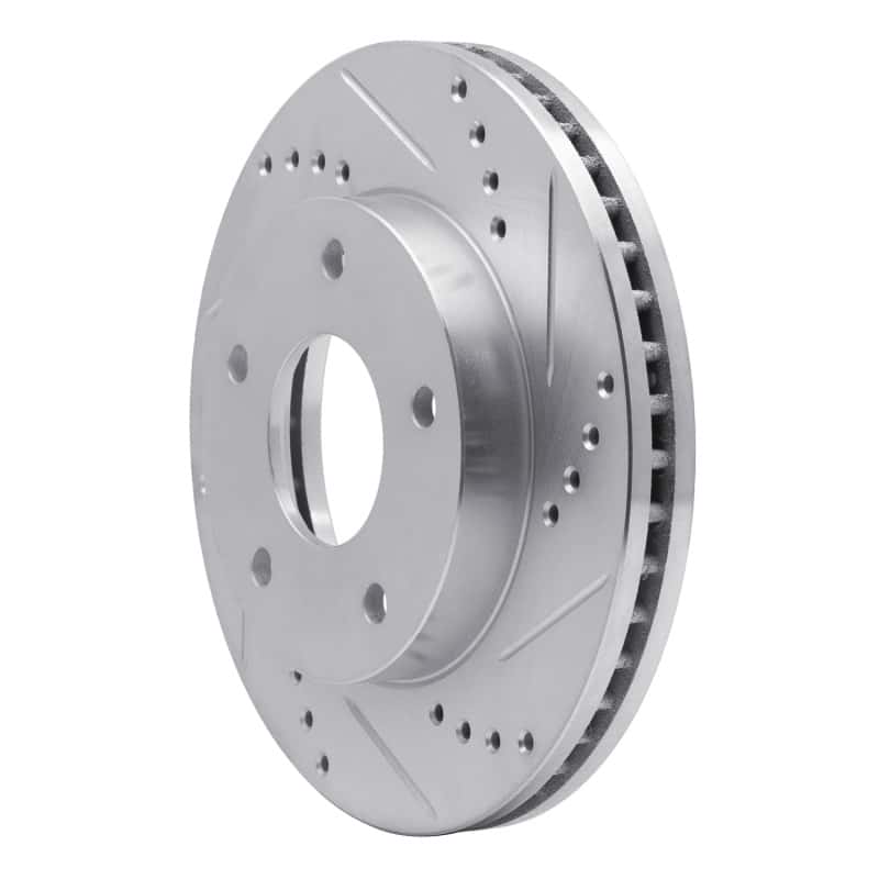 R1 Concepts — R1 1979-1998 Buick Riviera Front/Rear Right Drilled & Slotted Silver Brake Rotor
R1 Brake Rotor Drill - view 2
