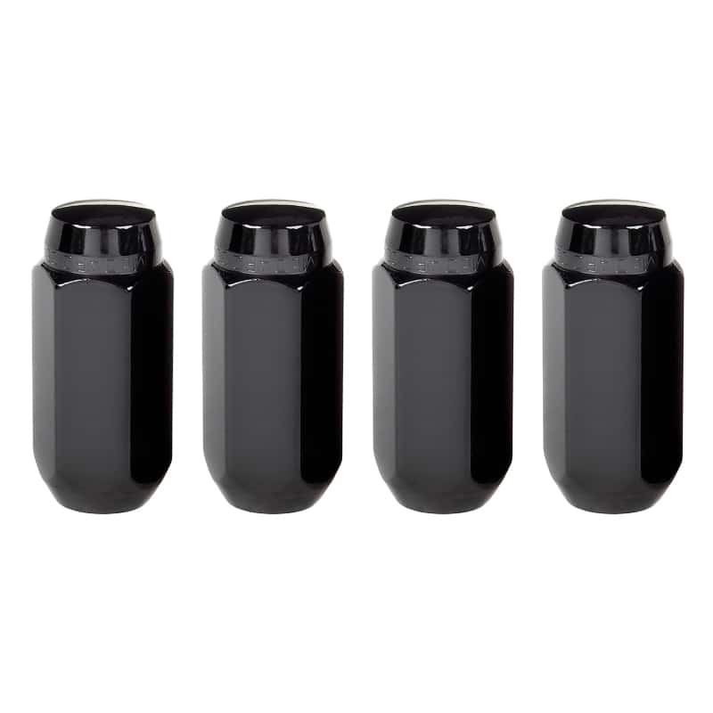 McGard — McGard Hex Lug Nut (Cone Seat) M14X1.5 / 22mm Hex / 1.945in. Length (4-Pack) - Black - view 5