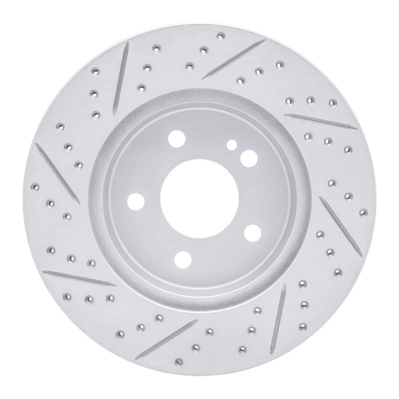 R1 Concepts — R1 15-23 Mercedes-Benz E350 Rear Right Drilled & Slotted Geo-Carbon Rotor - view 5