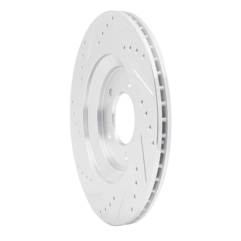 R1 Concepts — R1 2019-2025 Hyundai Kona N Rear Right Drilled & Slotted Silver Brake Rotor
R1 Brake Rotor Drill - view 4