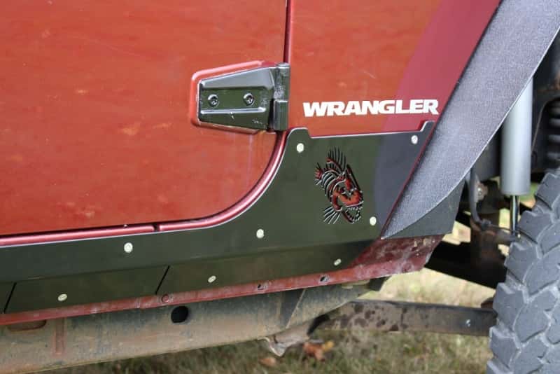 Fishbone Offroad — Fishbone Offroad 07-18 Jeep Wrangler JK 4 Door Rocker Guards Scale Armor - view 2
