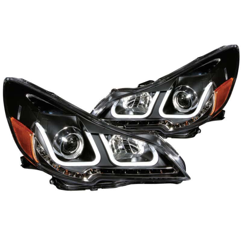 ANZO — ANZO 2010-2014 Subaru Outback Projector Headlights w/ U-Bar Black
Head Light Set
HdLtSet - view 2