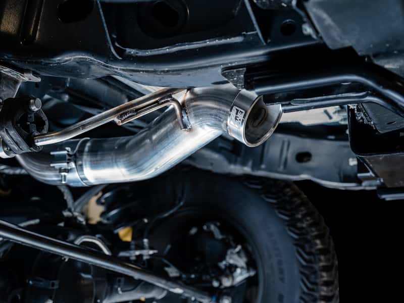 AWE Tuning — AWE Tuning 2021+ Ford Bronco 0FG Exhaust (No Tips) w/ Bash Guard
0FG Catback - view 8