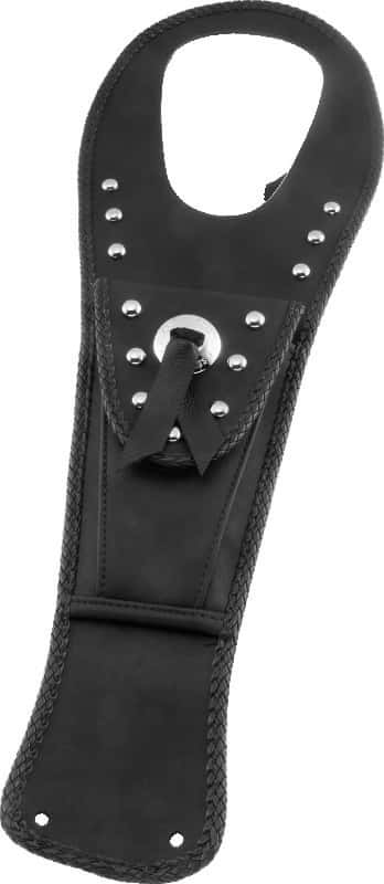 Mustang Motorcycle — Mustang Kawasaki VN900 Cruiser Tank Bib w/Studs - Black - view 2