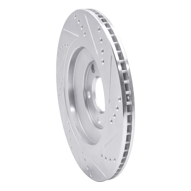 R1 Concepts — R1 04-18 Audi A8 Rear Left Drilled & Slotted Silver Brake Rotor
R1 Brake Rotor Drill - view 4