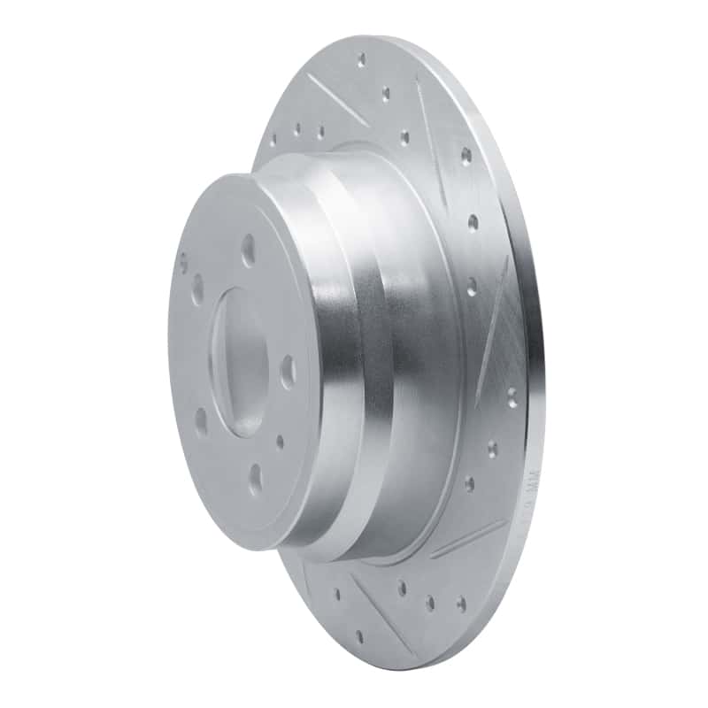 R1 Concepts — R1 96-04 Volvo C70 Rear Right Drilled & Slotted Silver Brake Rotor
R1 Brake Rotor Drill - view 2