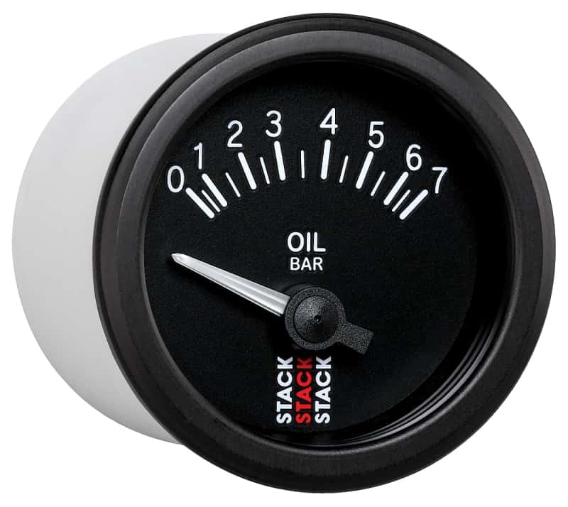 AutoMeter — Autometer Stack 52mm 0-7 Bar M10 (M) Electric Oil Pressure Gauge - Black
Ga OilP Elec Bk 7Bar - view 5