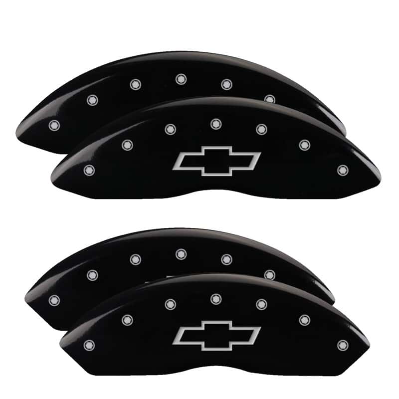 MGP — MGP 4 Caliper Covers Engraved F & R Bowtie Black Finish Silver Char 2014 Chevrolet Express 2500
Caliper Covers - view 1