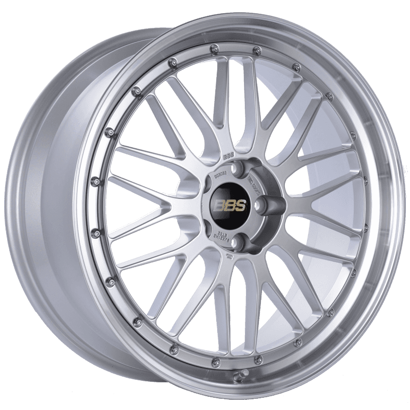 BBS — BBS LM 21x9 5x120 ET32 Diamond Silver Center Diamond Cut Lip Wheel -82mm PFS/Clip Required - view 1