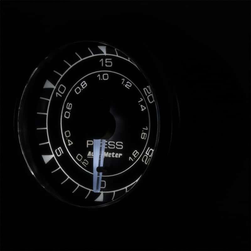 AutoMeter — Autometer Chrono 2-1/16in 30PSI Pressure Gauge
GA 2" PRS 30PSI S CH - view 5