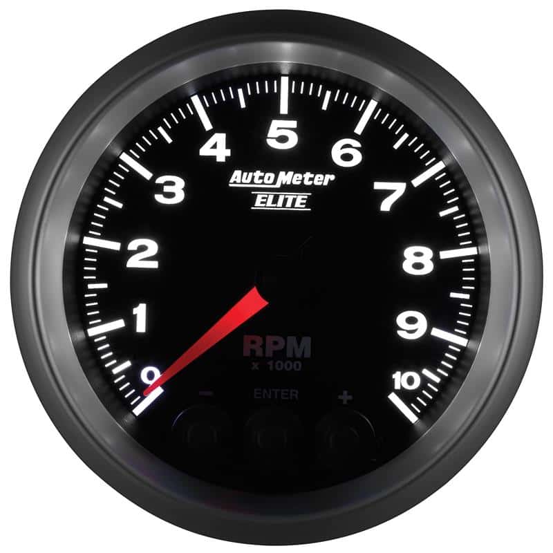 AutoMeter — Autometer Street Progressive Shift Light 85.7mm Tachometer 0-10,000 RPM
3.4" TACH 10KRPM ELI - view 5