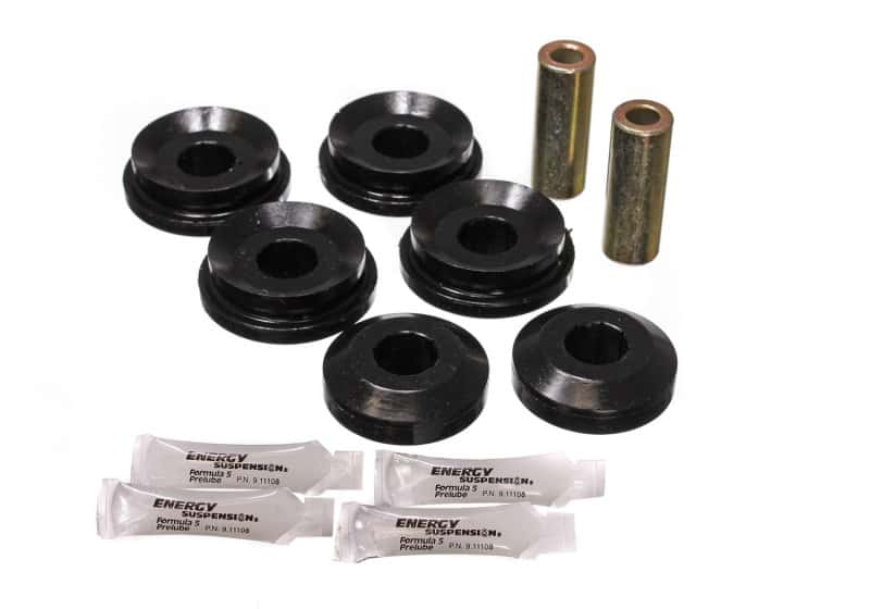 Energy Suspension — Energy Suspension 95-98 Nissan 240SX (S14) / 89-94 240SX (S13) / 90-96 300ZX Black Front Strut Rod B
SuspStrtRodBshngKit - view 4