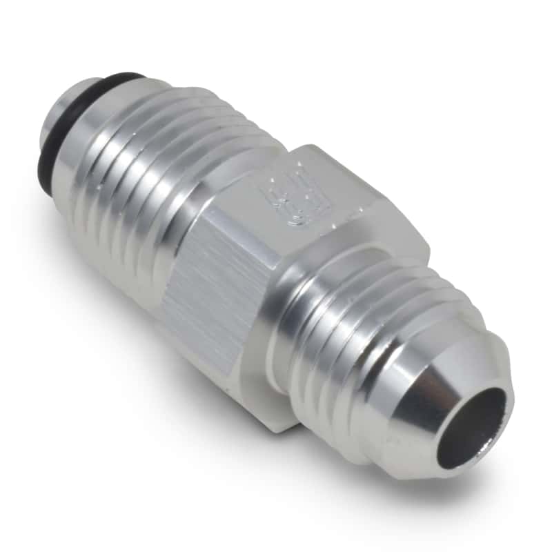 Russell — Russell Performance -6 AN (male to 5/8in-18 O-ring seal) Power Steering Adapter. Clear anodized
PwrStrgHoseAdpt - view 5