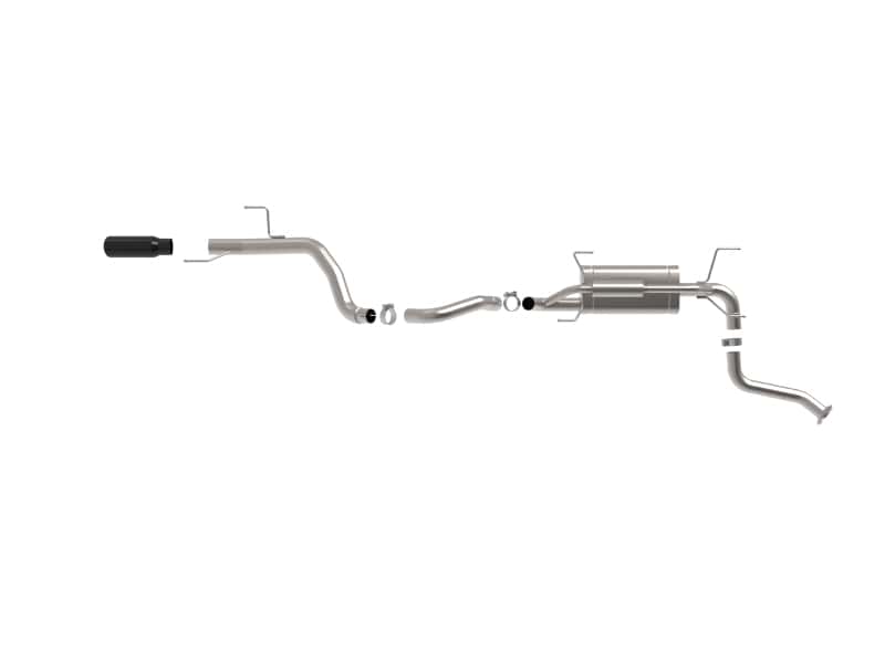 aFe — aFe 24-25 Toyota Land Cruiser 2-1/2in to 3in 304 SS Cat-Back Exhaust System w/ Black Tip
Cat-Back Exhaust - view 3