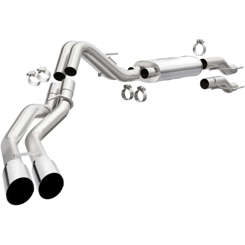 Magnaflow — Magnaflow 15-21 Ford F-150 Street Series Cat-Back Performance Exhaust System- SS Polished Rear Exit - view 2