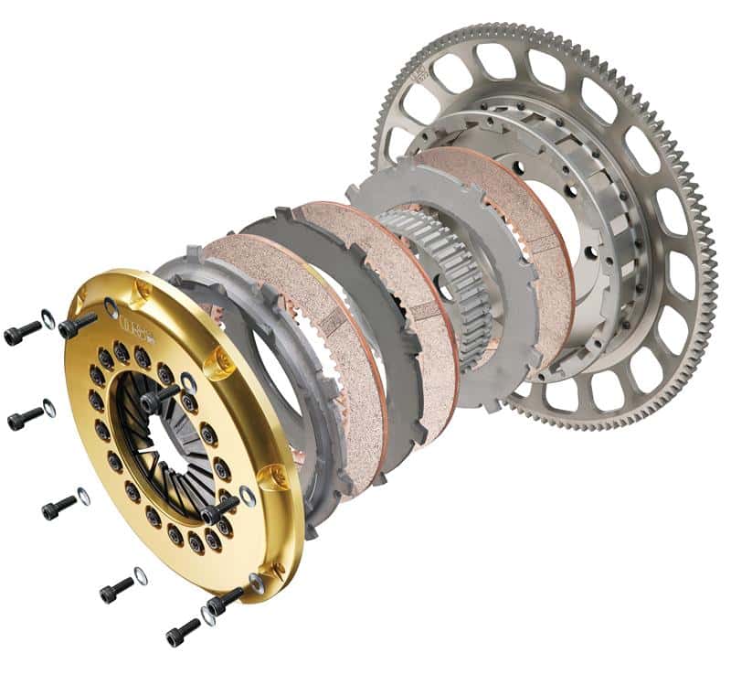 OS Giken — OS Giken Nissan SILVIA SR20DE /T R Series Triple Plate w/Floating Center Hub Clutch - view 2