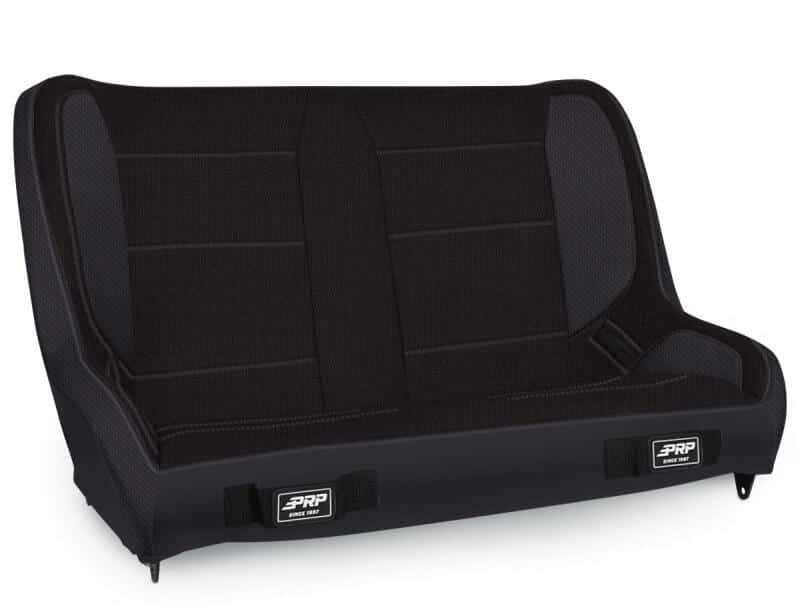 PRP Seats — PRP Jeep CJ-7/Wrangler YJ Elite Series Rear Bench- Black
Bench - view 2