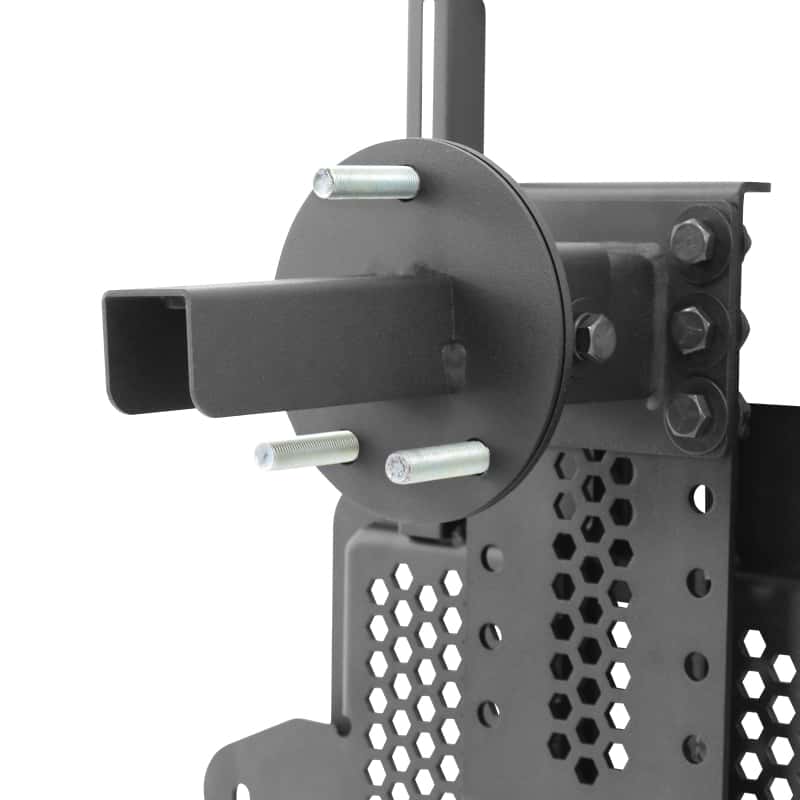 Go Rhino — Go Rhino 08-22 Jeep Wrangler JL/JLU Body Mount Spare Tire Carrier - Tex. Blk
Rockline TireCarrier - view 2