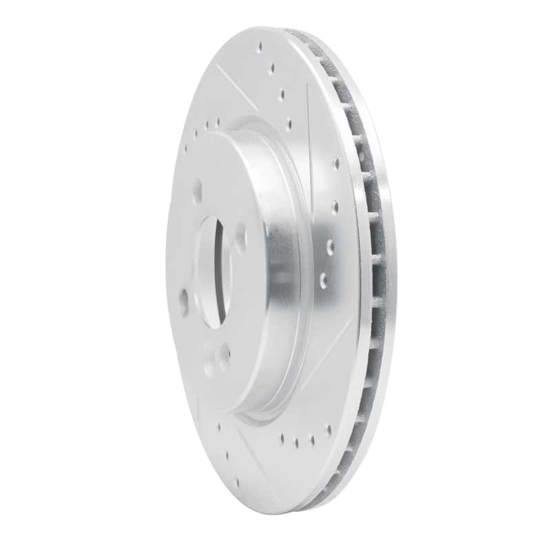 R1 Concepts — R1 02-08 Mini Cooper (Excl Clubman) Front Right Drilled & Slotted Silver Brake Rotor
R1 Brake Rotor Drill - view 2