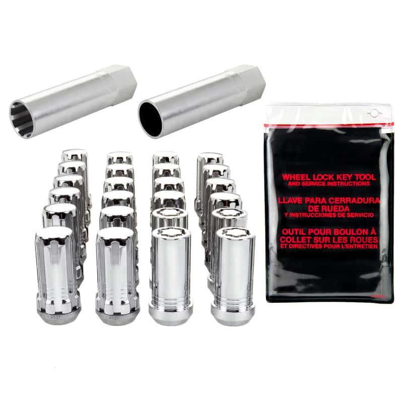 McGard — McGard SplineDrive Tuner 6 Lug Install Kit w/Locks & Tool (Cone) M14X1.5 / 22mm Hex - Chrome - view 3