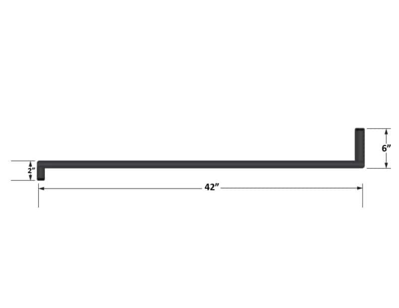 Fleece Performance — Fleece Performance Universal Pre-Formed 5/8in ID Hose w/ 90 Deg. Ends
Hose Connector - view 3