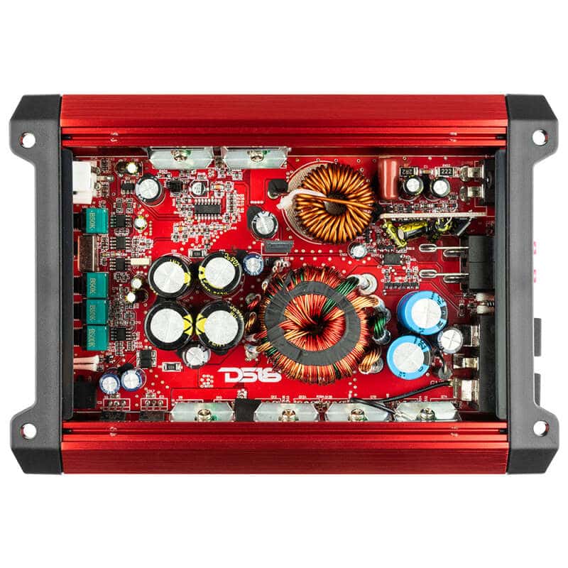 DS18 — DS18 1-Channel SXE Amplifier Class D 800/1ohm 600/2ohm 300/4ohm Watts RMS- Red - view 5