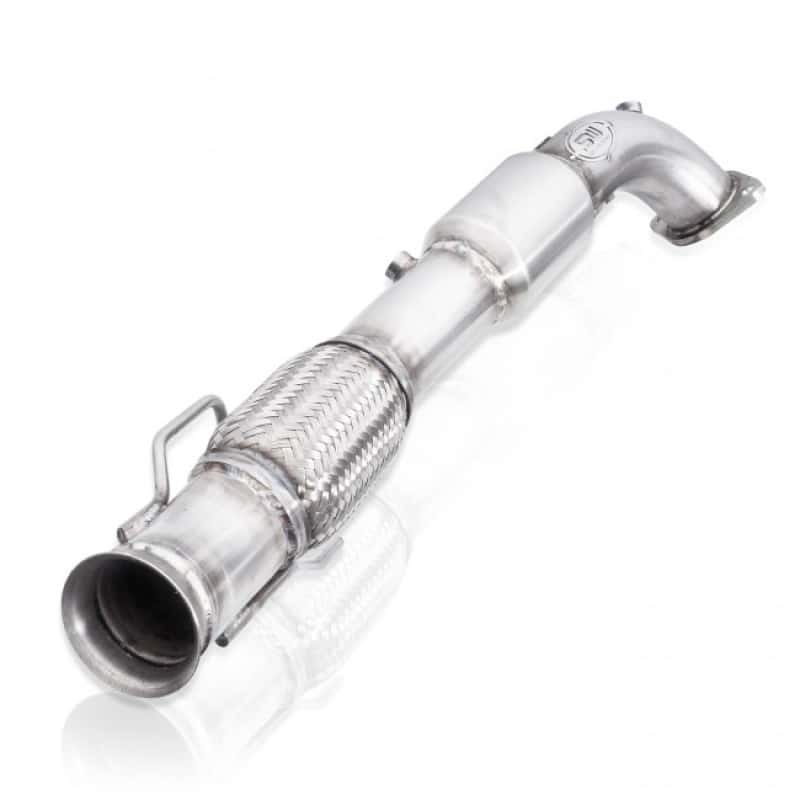 Stainless Works — Stainless Works 2016-18 Ford Focus RS 3in High-Flow Cats Downpipe Factory Connection
Exhaust System - view 1