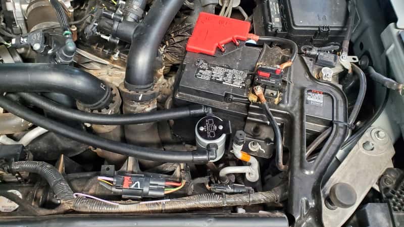 J&L — J&L 22-25 Ford Bronco Raptor 3.0L EcoBoost PCV Side Oil Separator 3.0 - Clear Anodized
Oil Separator - view 3